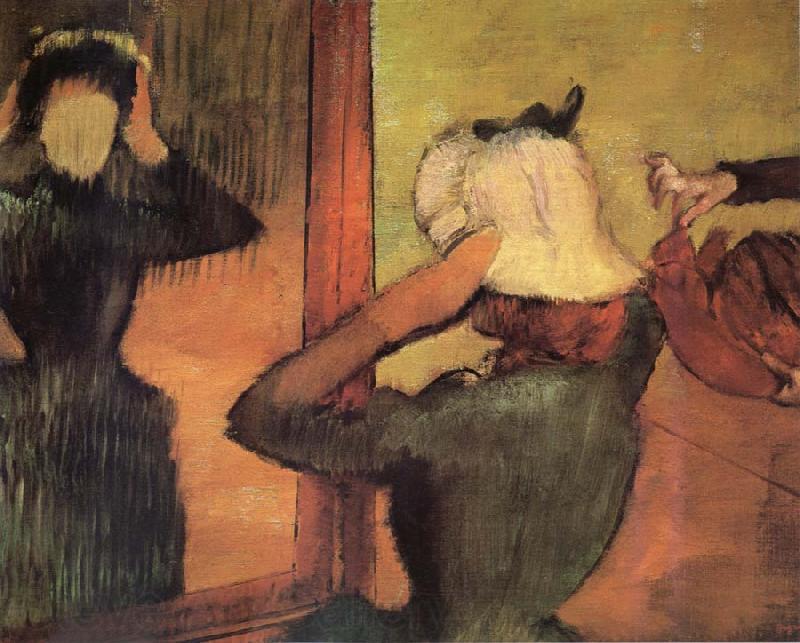 Edgar Degas Cbez la Modiste